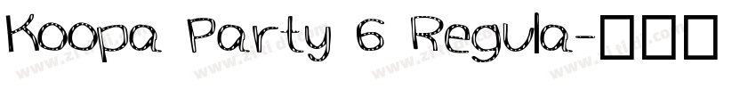 Koopa Party 6 Regula字体转换